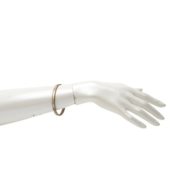 Vintage Bangle Bracelets Brass Mother of Pearl Shell Copper Twist Metal Casual - Picture 2 of 11